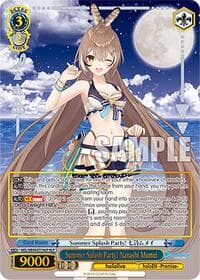 Summer Splash Party! Nanashi Mumei (HLP) - hololive production Summer Collection Premium Booster - Weiss Schwarz card