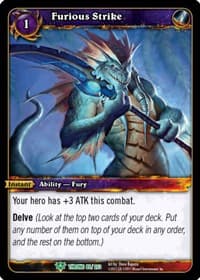 Furious Strike - Throne of the Tides - WoW card