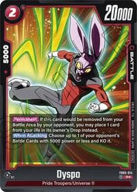 Dyspo (Tournament Pack 03) - Tournament and Championship Promos - Dragon Ball Super: Fusion World card