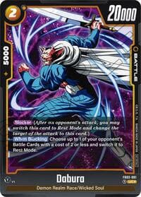 Dabura (Tournament Pack 03) - Tournament and Championship Promos - Dragon Ball Super: Fusion World card