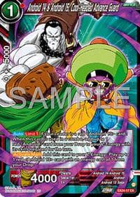 Android 14 & Android 15, Cool-Headed Advance Guard - Expansion Deck Box Set 24: Premium 7th Anniversary Box 2024 - Dragon Ball Super: Masters card