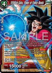 SS4 Son Goku, Power of Family Bonds - Expansion Deck Box Set 24: Premium 7th Anniversary Box 2024 - Dragon Ball Super: Masters card