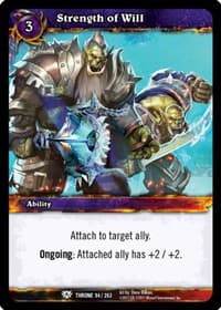 Strength of Will - Throne of the Tides - WoW card