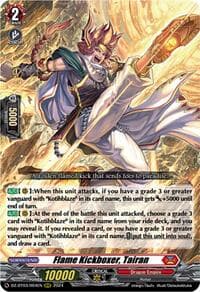 Flame Kickboxer, Tairan - DZ-BT03: Dimensional Transcendence - Cardfight Vanguard card