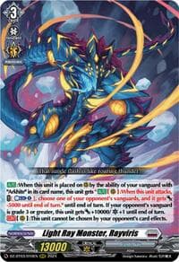 Light Ray Monster, Rayviris - DZ-BT03: Dimensional Transcendence - Cardfight Vanguard card