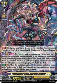 Poison Knight of Silence Undercover, Mordalion - DZ-BT03: Dimensional Transcendence - Cardfight Vanguard card