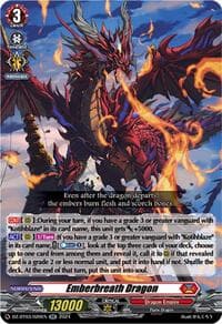 Emberbreath Dragon - DZ-BT03: Dimensional Transcendence - Cardfight Vanguard card