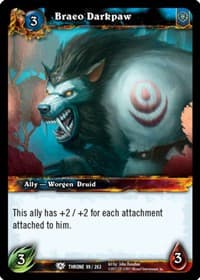Braeo Darkpaw - Throne of the Tides - WoW card