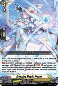 Freezing Magic, Froros - DZ-BT03: Dimensional Transcendence - Cardfight Vanguard card