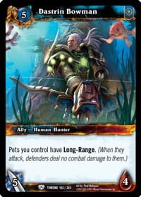 Dastrin Bowman - Throne of the Tides - WoW card