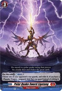 Polar Quake Sword Ligetung - DZ-BT03: Dimensional Transcendence - Cardfight Vanguard card