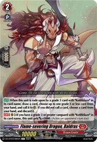 Flame-severing Dragon, Baldras - DZ-BT03: Dimensional Transcendence - Cardfight Vanguard card
