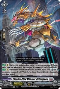 Thunder Claw Monster, Relamgarra - DZ-BT03: Dimensional Transcendence - Cardfight Vanguard card