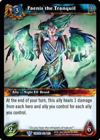 Faenis the Tranquil - Throne of the Tides - WoW card