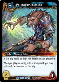 Faithseer Jasmina - Throne of the Tides - WoW card