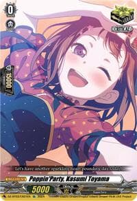 Poppin'Party, Kasumi Toyama (EX) - DZ-BT03: Dimensional Transcendence - Cardfight Vanguard card