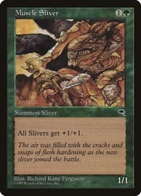 Muscle Sliver - Tempest - Magic: The Gathering card
