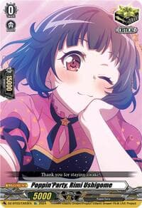 Poppin'Party, Rimi Ushigome (EX) - DZ-BT03: Dimensional Transcendence - Cardfight Vanguard card