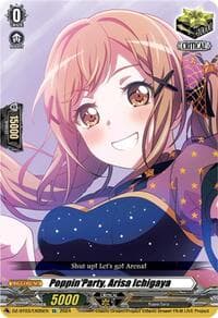 Poppin'Party, Arisa Ichigaya (EX) - DZ-BT03: Dimensional Transcendence - Cardfight Vanguard card