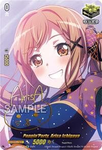 Poppin'Party, Arisa Ichigaya (EX) (Foil) - DZ-BT03: Dimensional Transcendence - Cardfight Vanguard card