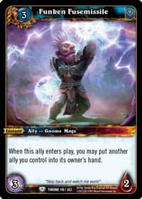 Funken Fusemissile - Throne of the Tides - WoW card