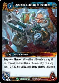 Grumdak, Herald of the Hunt - Throne of the Tides - WoW card
