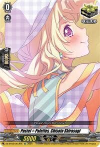 Pastel*Palettes, Chisato Shirasagi (EX) - DZ-BT03: Dimensional Transcendence - Cardfight Vanguard card