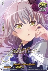 Roselia, Yukina Minato (EX) (Foil) - DZ-BT03: Dimensional Transcendence - Cardfight Vanguard card