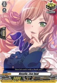 Roselia, Lisa Imai (EX) - DZ-BT03: Dimensional Transcendence - Cardfight Vanguard card