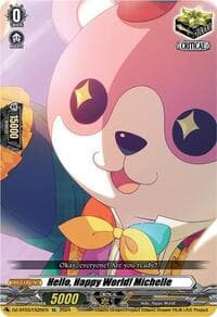 Hello, Happy World! Michelle (EX) - DZ-BT03: Dimensional Transcendence - Cardfight Vanguard card