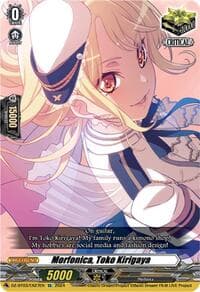 Morfonica, Toko Kirigaya (EX) - DZ-BT03: Dimensional Transcendence - Cardfight Vanguard card