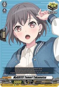 MyGO!!!!! Tomori Takamatsu (EX) - DZ-BT03: Dimensional Transcendence - Cardfight Vanguard card