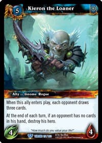 Kieron the Loaner - Throne of the Tides - WoW card