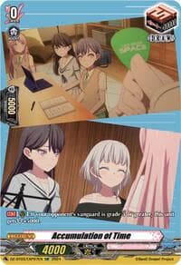 Accumulation of Time (EXP) (DZ-BT03/EXP07EN) - DZ-BT03: Dimensional Transcendence - Cardfight Vanguard card