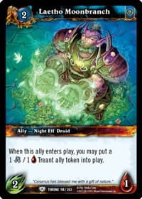 Laetho Moonbranch - Throne of the Tides - WoW card