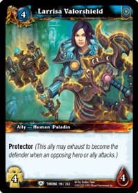 Larrisa Valorshield - Throne of the Tides - WoW card