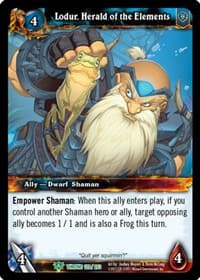 Lodur, Herald of the Elements - Throne of the Tides - WoW card