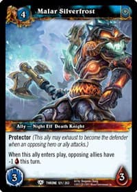 Malar Silverfrost - Throne of the Tides - WoW card