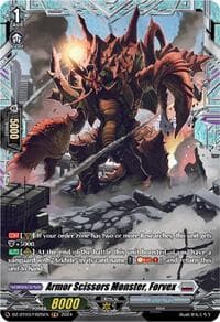 Armor Scissors Monster, Forvex (FR) - DZ-BT03: Dimensional Transcendence - Cardfight Vanguard card