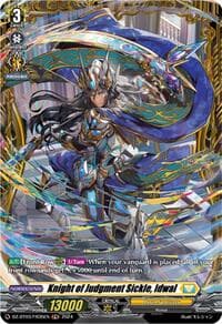 Knight of Judgment Sickle, Idwal (FR) - DZ-BT03: Dimensional Transcendence - Cardfight Vanguard card