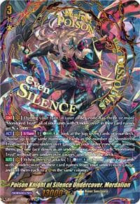 Poison Knight of Silence Undercover, Mordalion (SEC) - DZ-BT03: Dimensional Transcendence - Cardfight Vanguard card