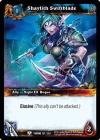 Shaylith Swiftblade - Throne of the Tides - WoW card