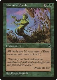 Nature's Revolt - Tempest - Magic: The Gathering card