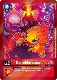 DemiMeramon (Foil) - Digimon LIBERATOR - Digimon Card Game card