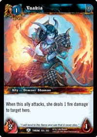 Vaakia - Throne of the Tides - WoW card