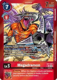 Megadramon (Foil) - Digimon LIBERATOR - Digimon Card Game card