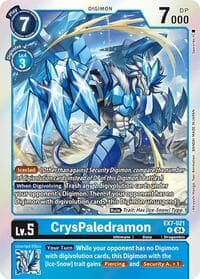 CrysPaledramon - Digimon LIBERATOR - Digimon Card Game card