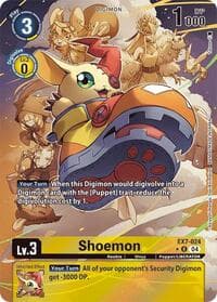 Shoemon (Alternate Art) - Digimon LIBERATOR - Digimon Card Game card