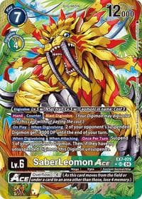 SaberLeomon ACE (Alternate Art) - Digimon LIBERATOR - Digimon Card Game card