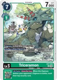 Triceramon - Digimon LIBERATOR - Digimon Card Game card